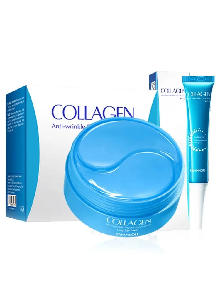 60pcs/box Crystal Collagen Eye Mask Anti Dark Circles Remove Eye Bags Firming Moisturizing Eye Patches Gel Pads Eyes Skin Care