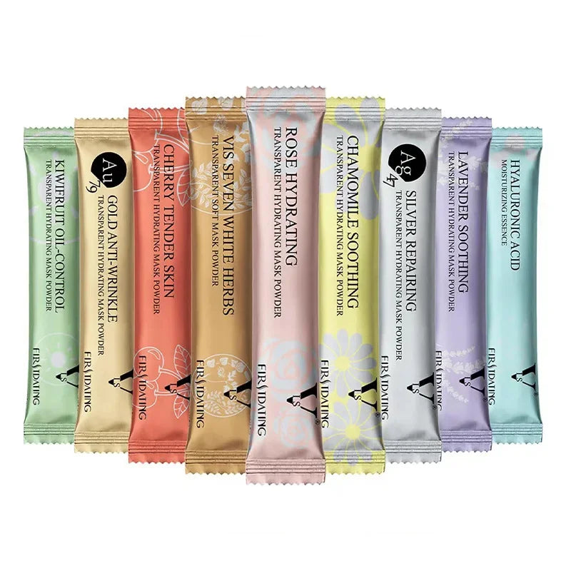 Moisturizing Salon SPA Soft Hydro Jelly Mask Powder Face Skin Care Whitening Rose Collagen Peel Off DIY Rubber Facial Jellymask