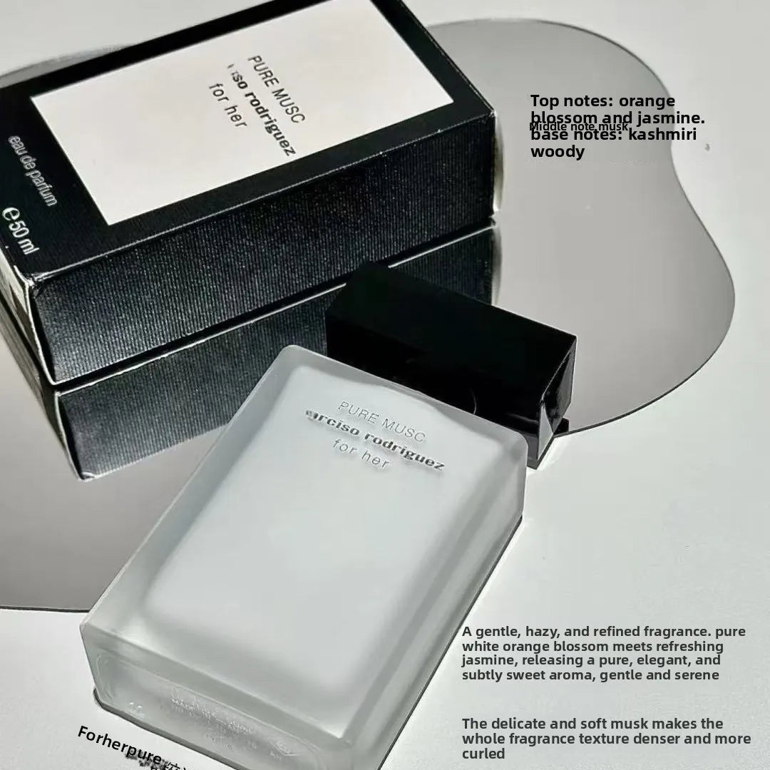 Elegant Musk Floral Eau de Toilette for Women, Luxury Pink Bottle Perfume, Day to Night Fragrance