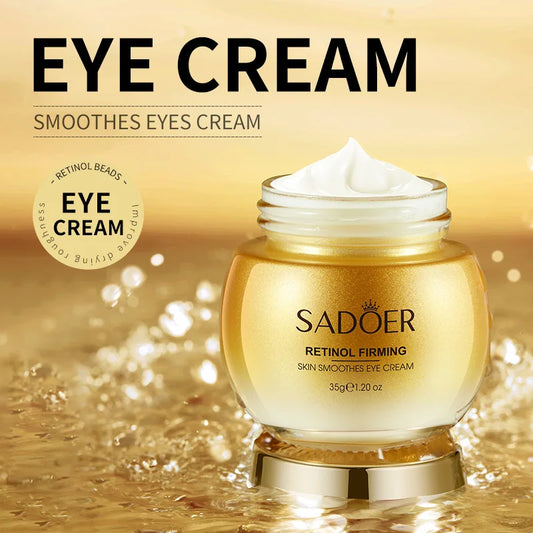 SADOER Retinol Firming Eye Cream Moisturizes and Moisturizes the Eyes, Fades